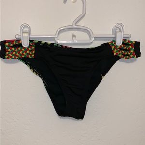 NWOT Volcom Rasta cheeky swim bottom